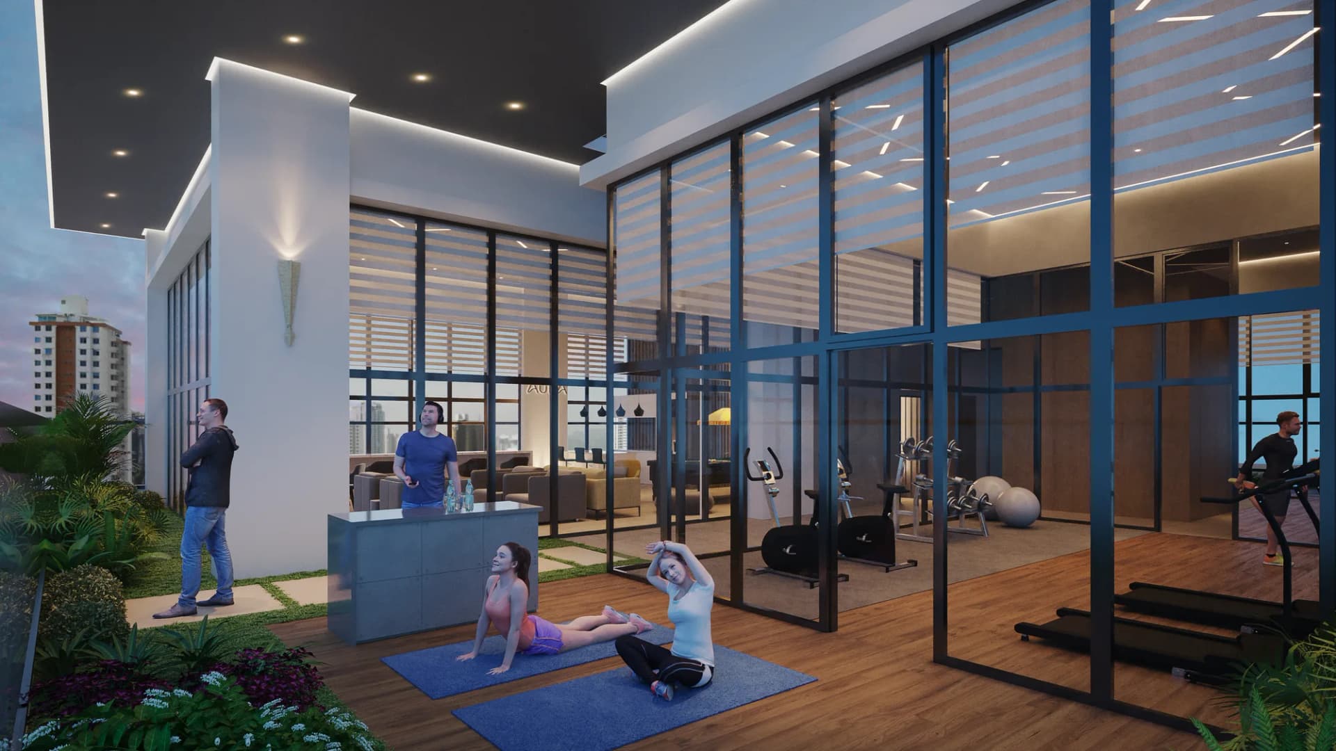 Gimnasio de AURA