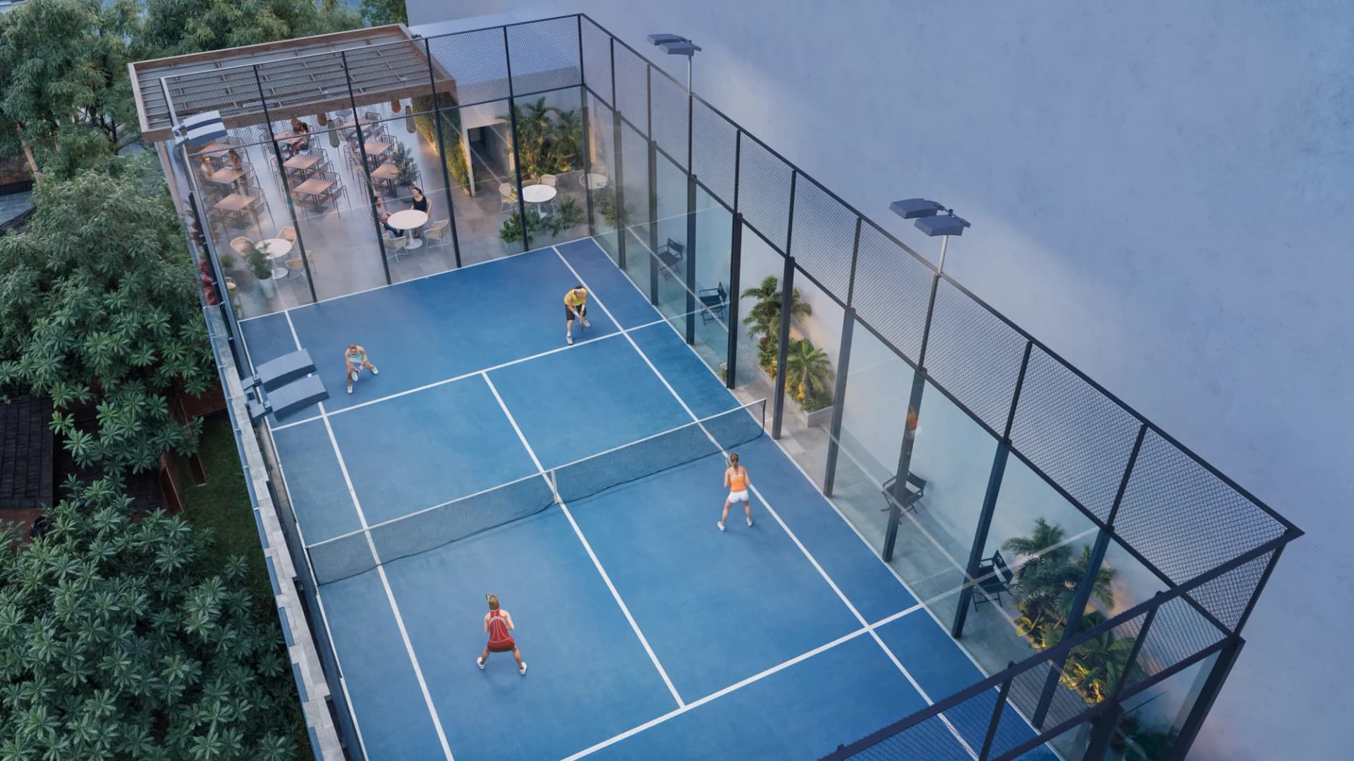 E cancha — amenidad de PH Costanera Aqua
