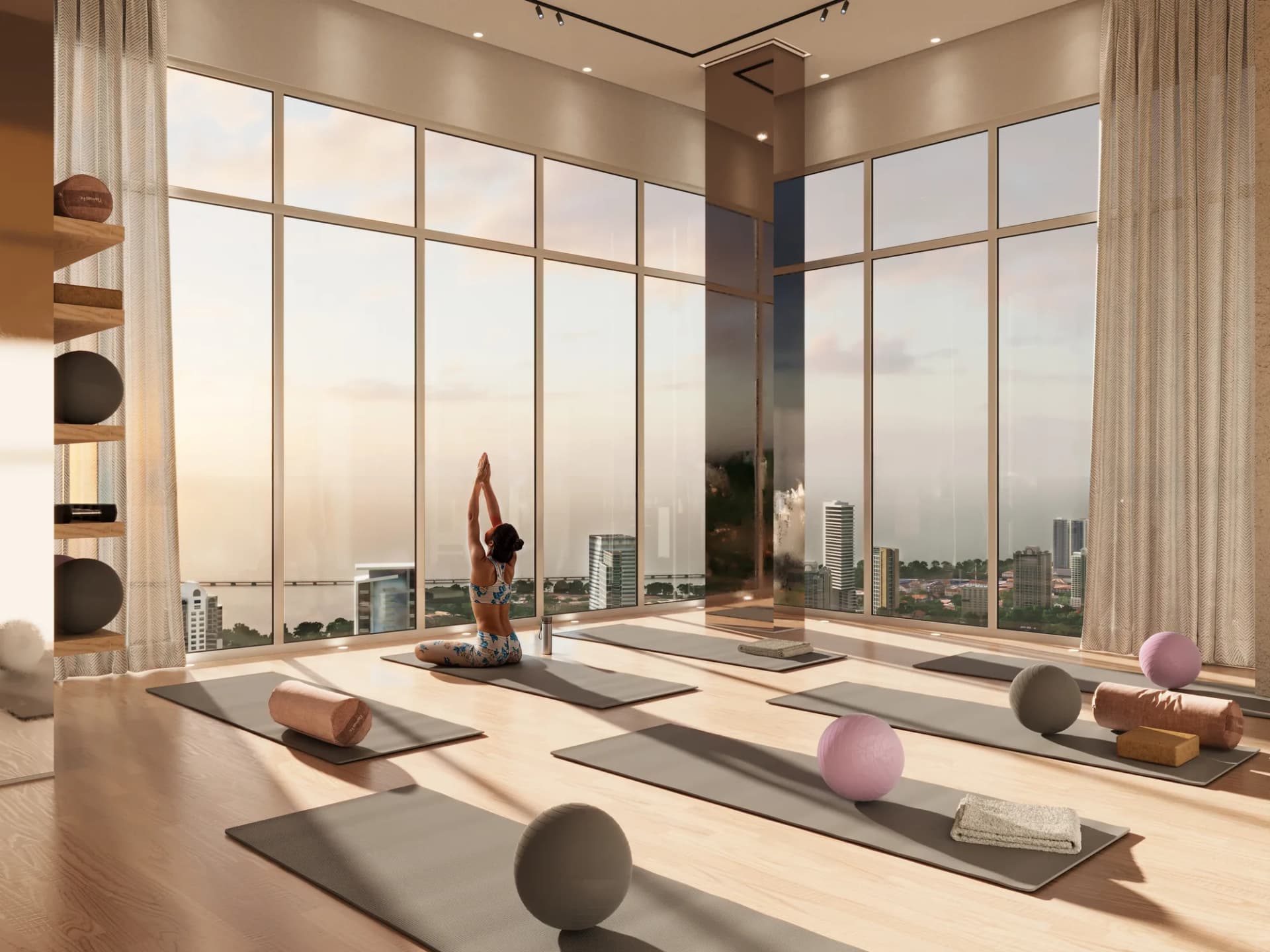 I Salon de Yoga — amenidad de PH Costanera Aqua