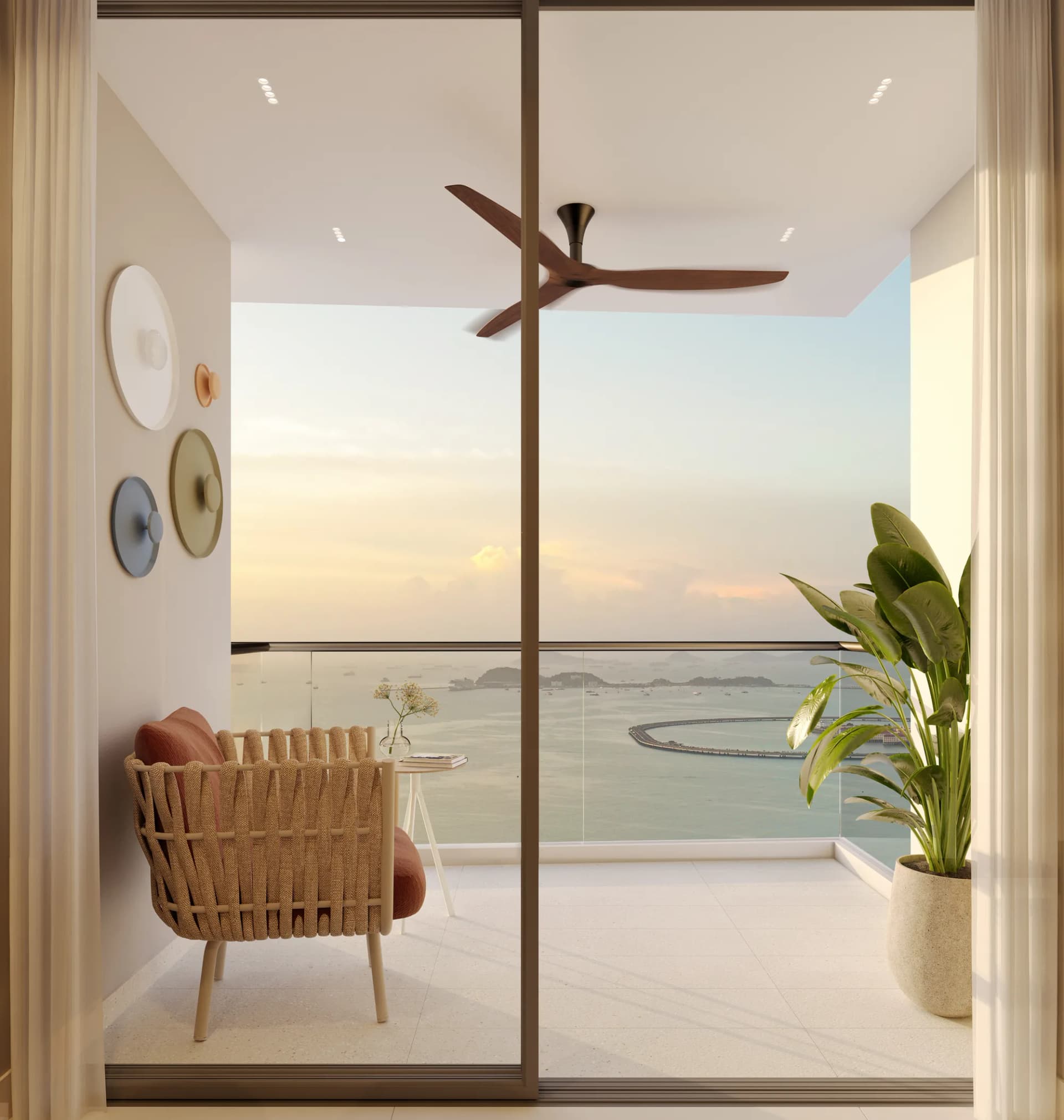 Balcon — apartamento en PH Costanera Aqua