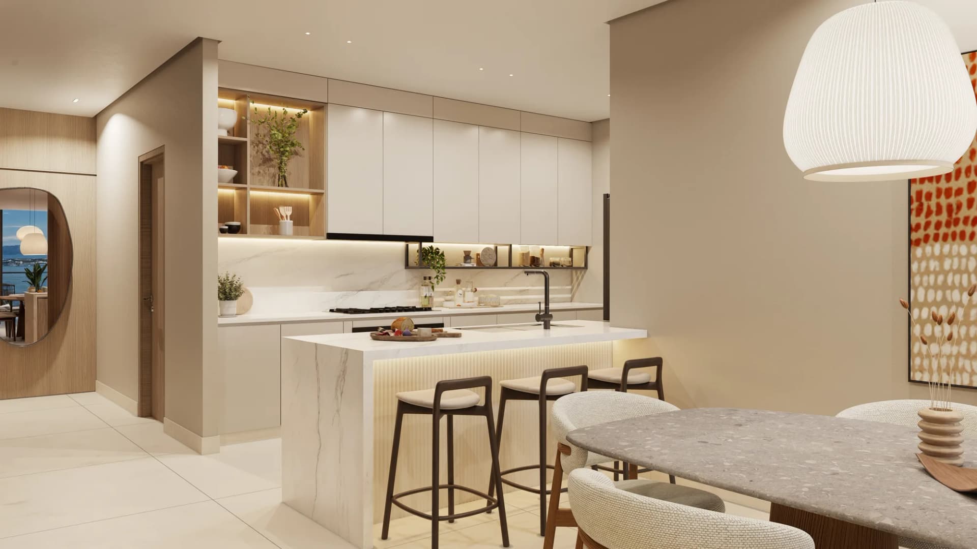 Cocina — apartamento en PH Costanera Aqua