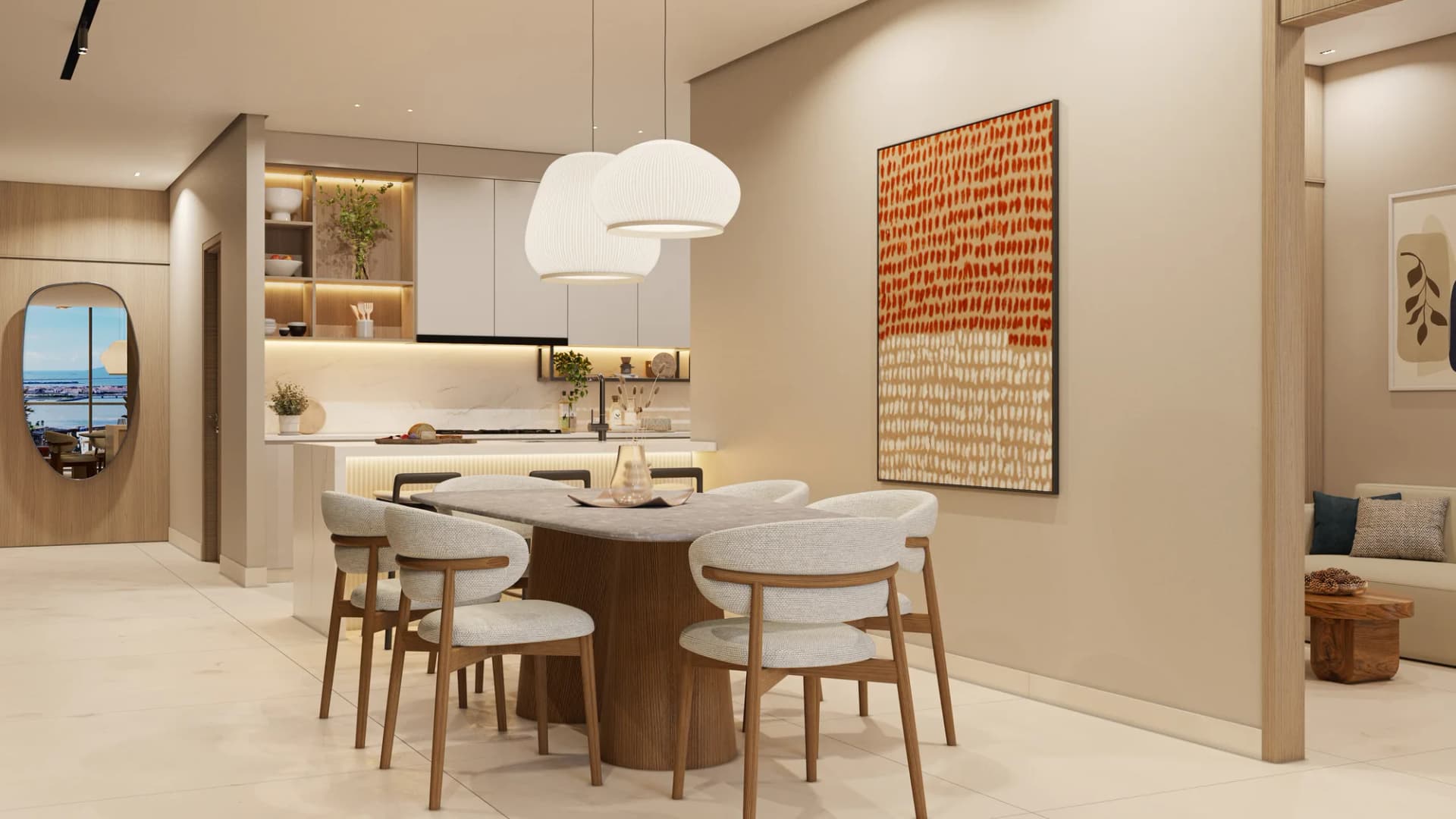 Comedor — apartamento en PH Costanera Aqua